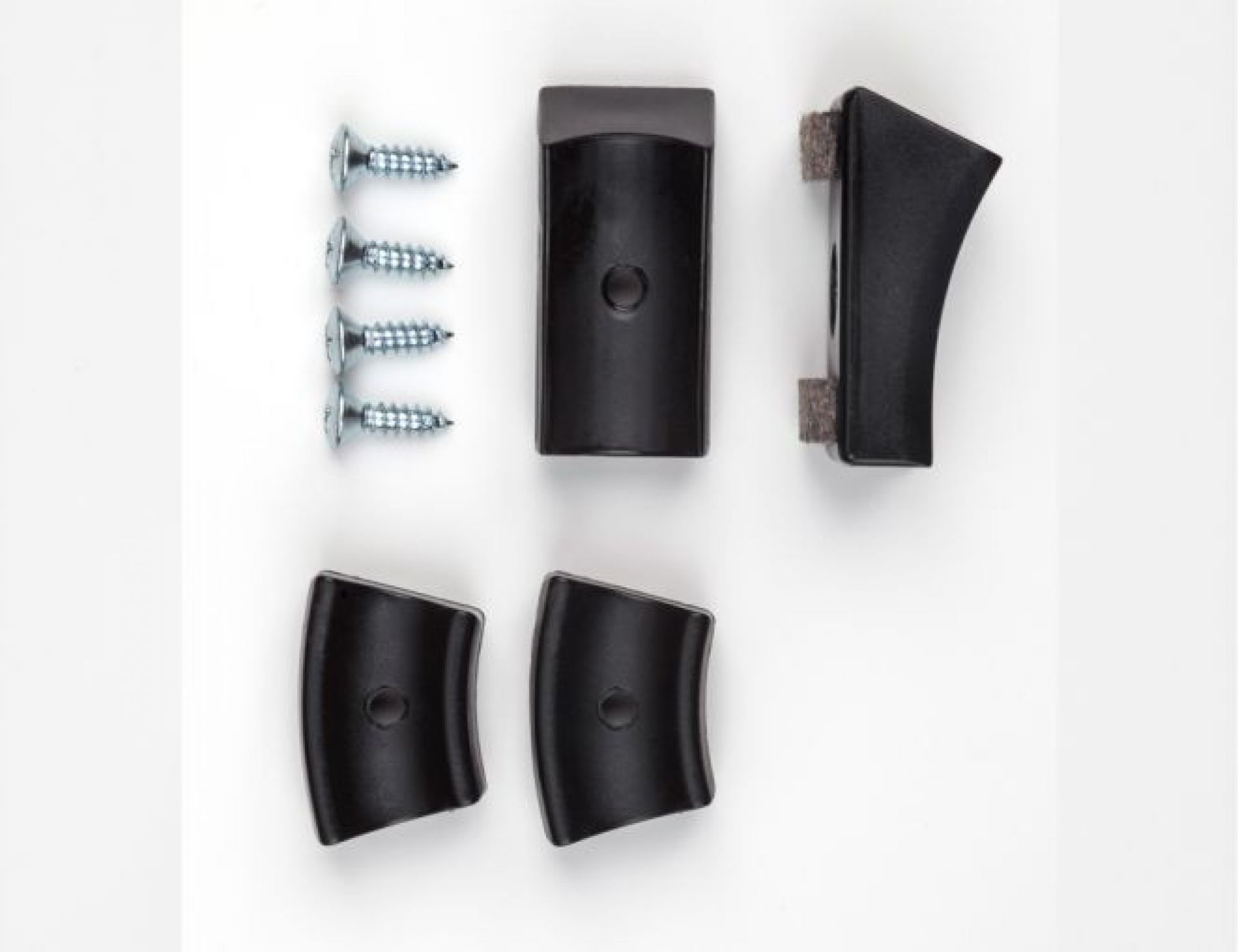 Gleiter für Freischwinger Stühle Thonet Kunststoffgleiter mit Filzeinlage schwarz